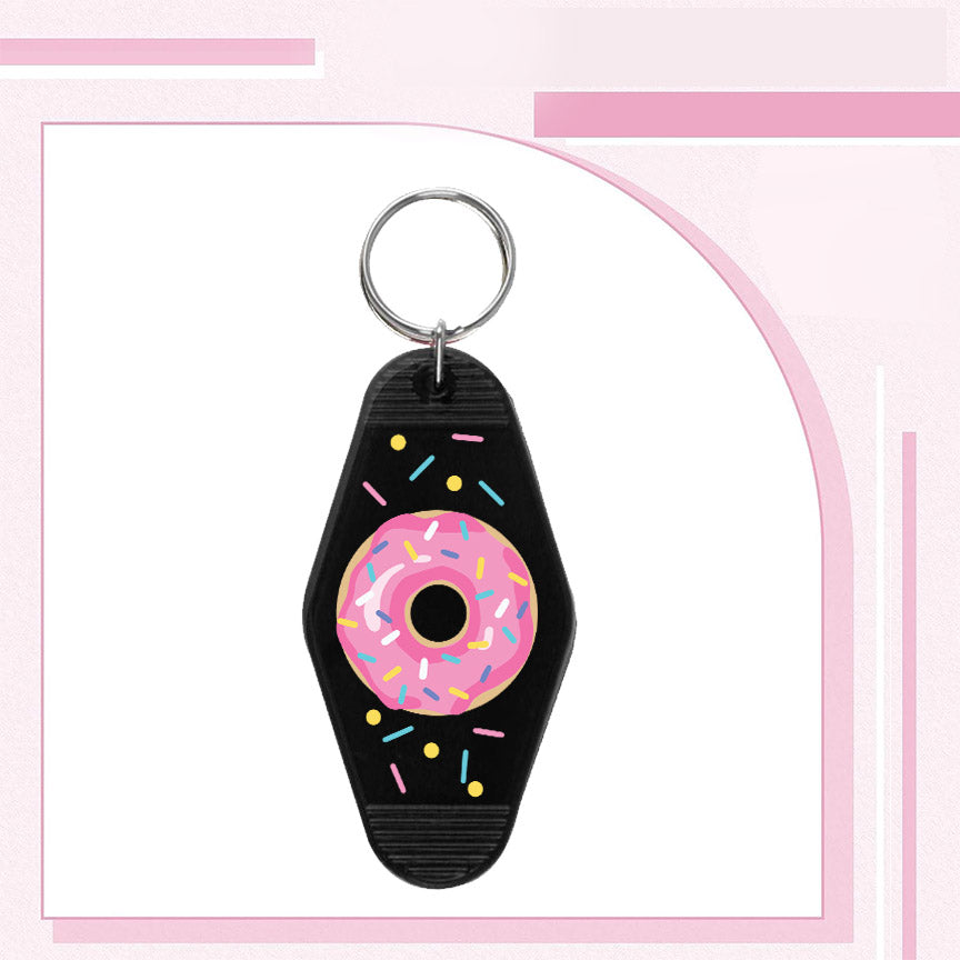 RTS "DONUT" MOTEL KEYCHAIN UVDTF TRANSFERS - Nu Kustomz llc