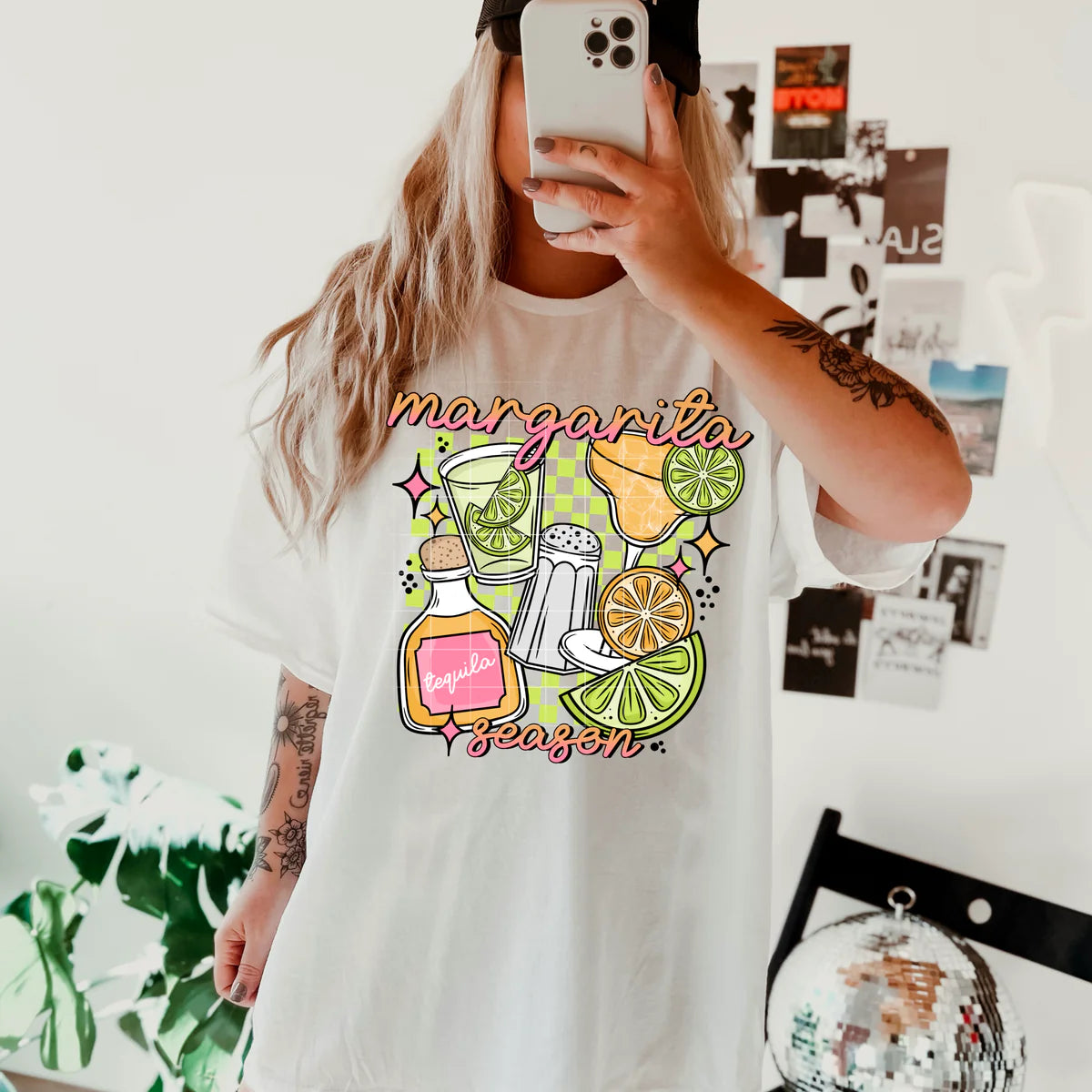 RTS*SUMMER MARG SEASON* GLITTER CLEAR FILM SCREENPRINT TRANSFER