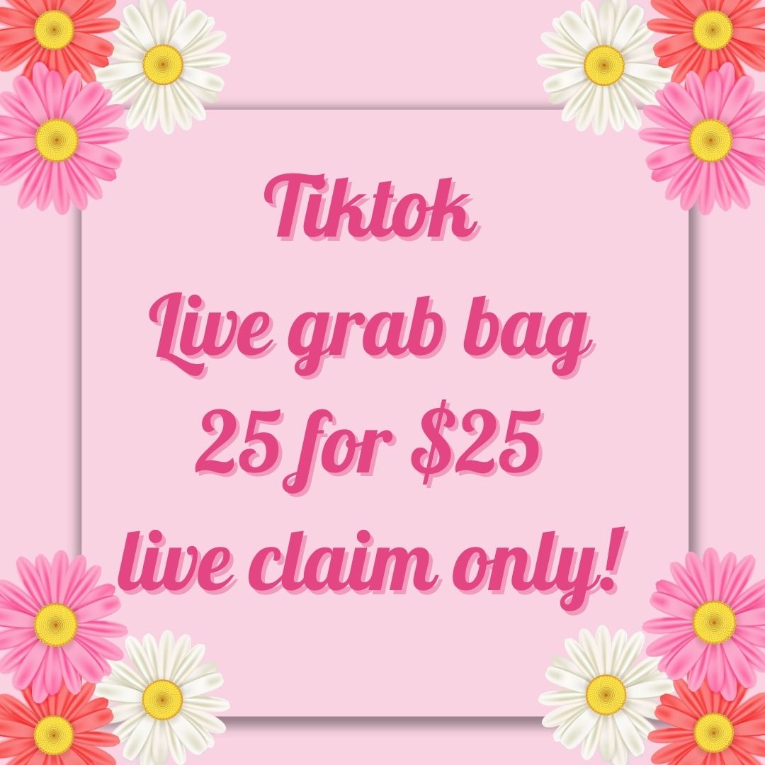 TIKTOK GRAB BAG LIVE SALE ONLY!!