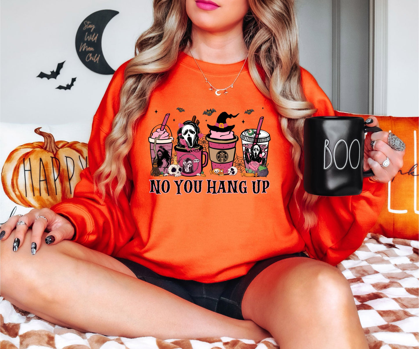 RTS **NEW ** No you hang up coffee **Matte** clear film thin screen print transfer - Nu Kustomz llc