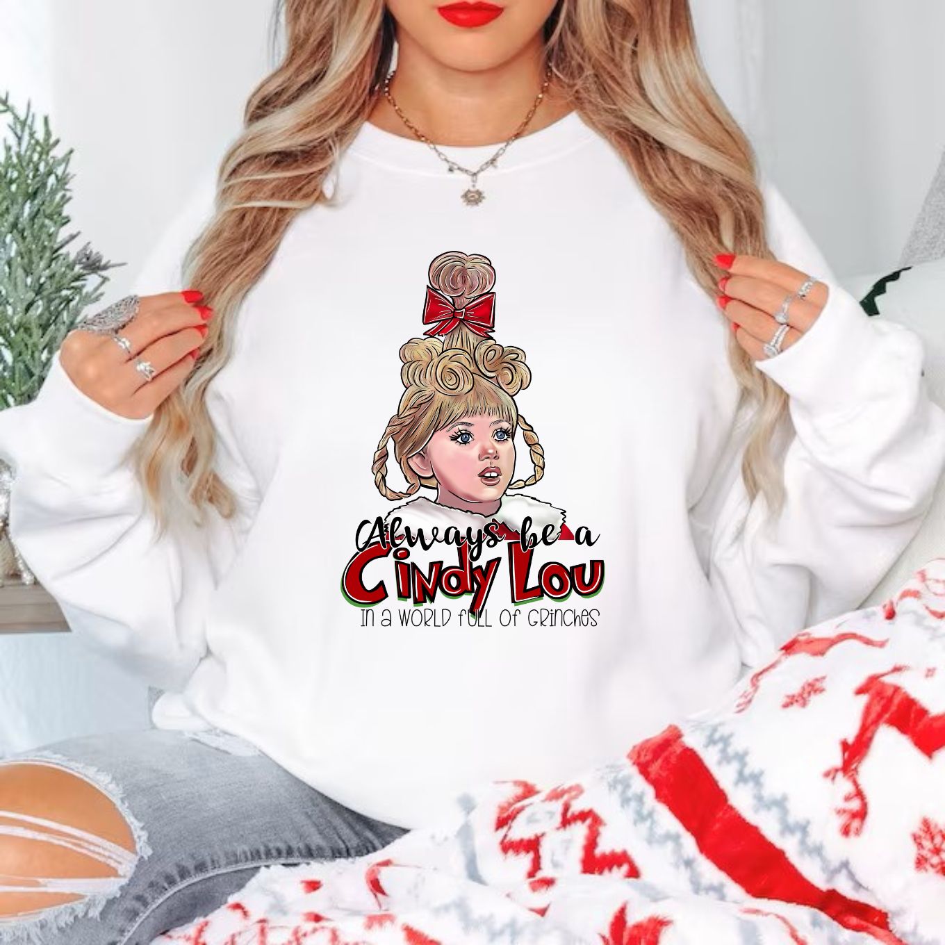 RTS **CINDY LOO ** GLITTER CLEAR FILM SCREEN PRINT TRANSFER