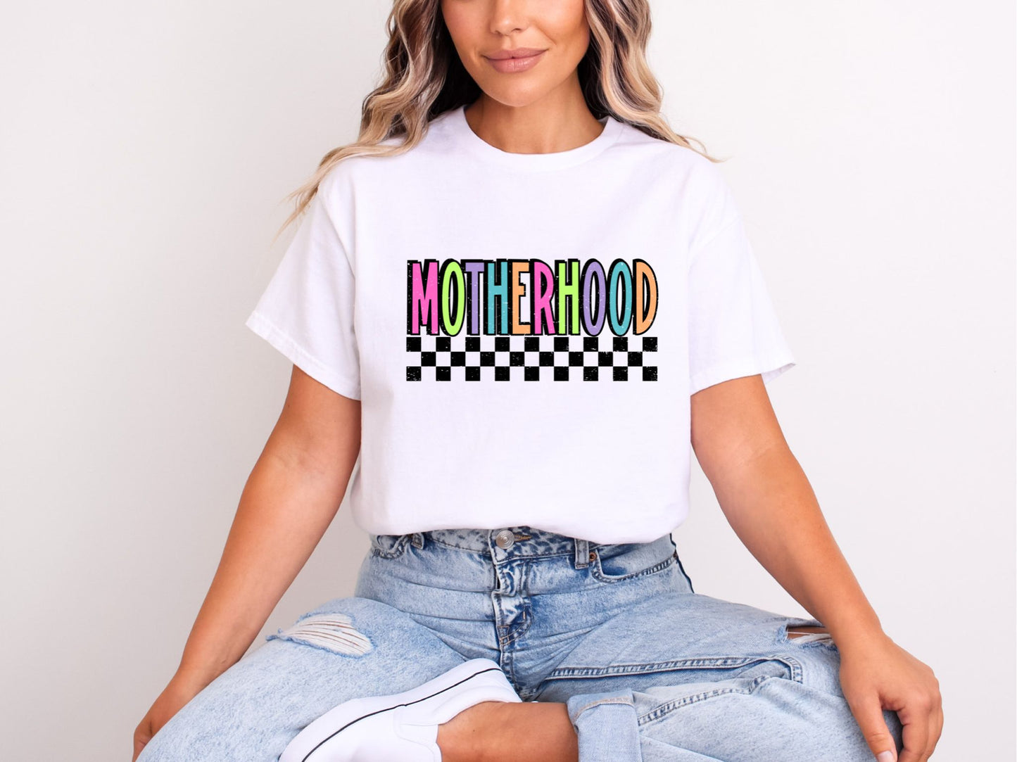 RTS* MOTHERHOOD* GLITTER CLEAR FILM SCREEN PRINT TRANSFER