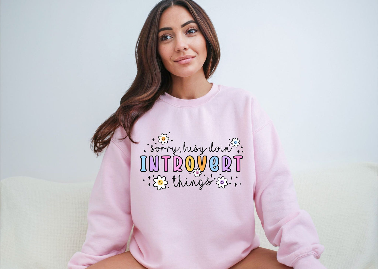 RTS *INTROVERT* GLITTER LEAR FILM SCREENPRINT TRANSFER