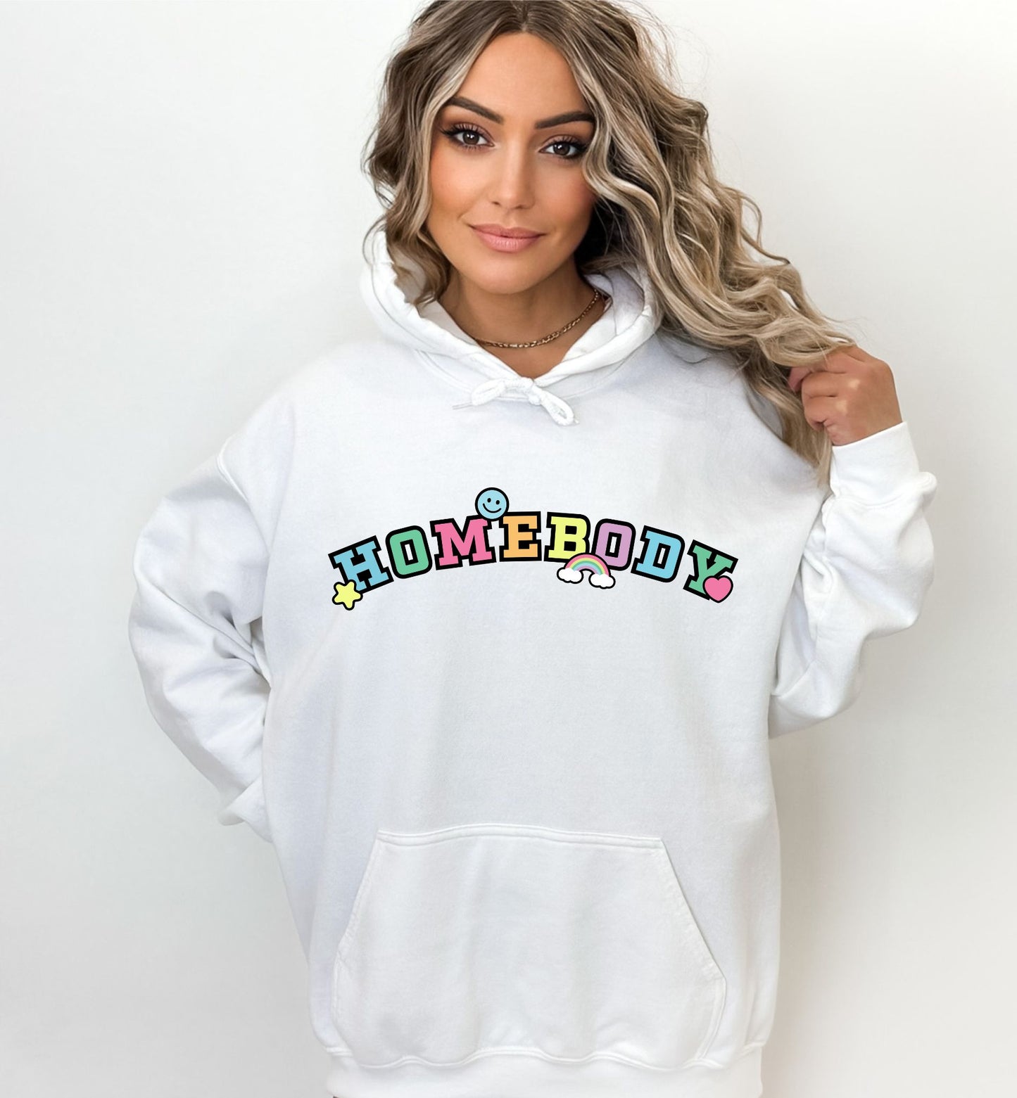 RTS HOMEBODY RAINBOWS & SMILEY * GLITTER CLEAR FILM SCREENPRINT TRANSFER