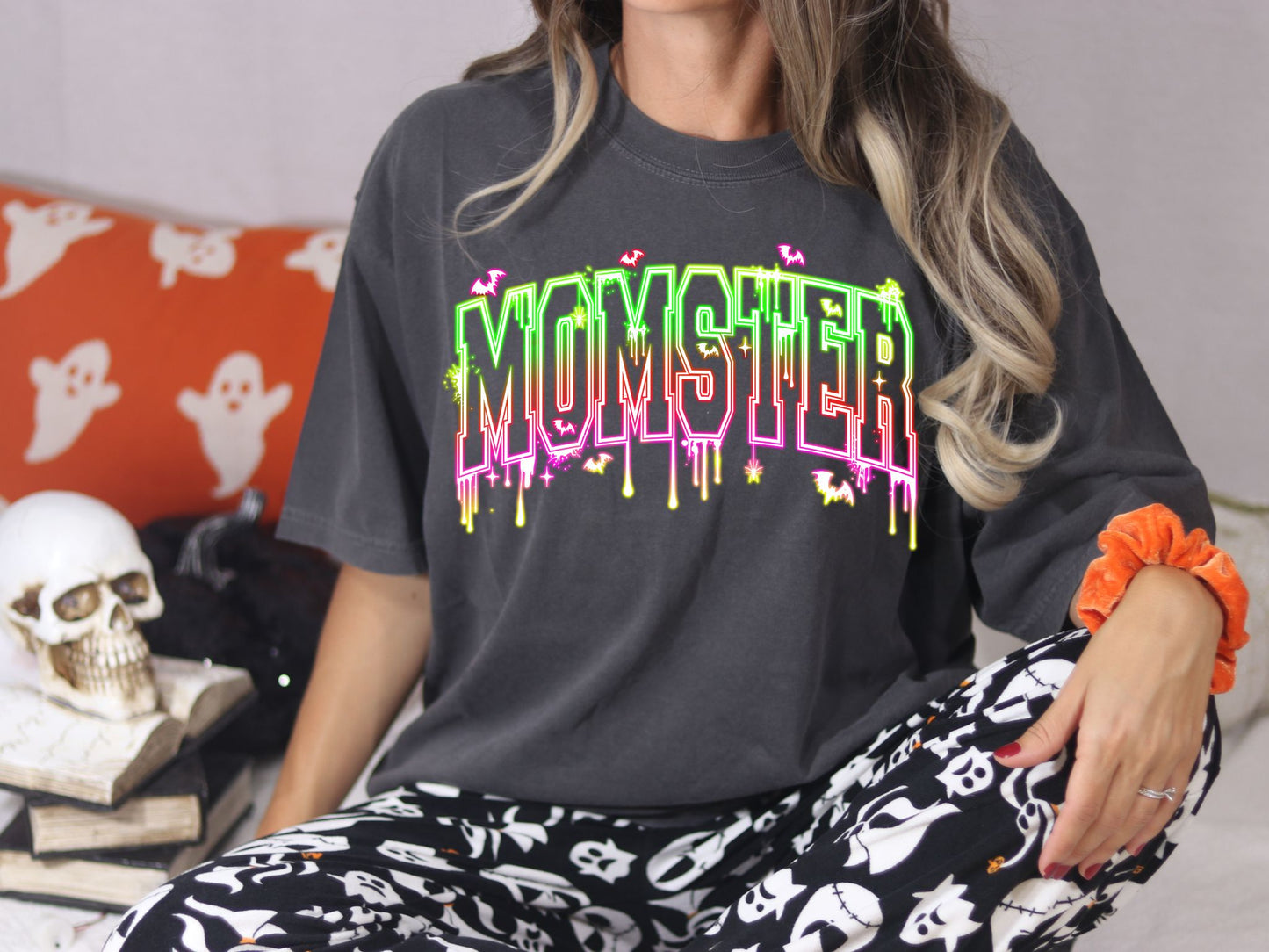 RTS *NEON MOMSTER* GLITTER CLEAR FILM SCREENPRINT TRANSFER