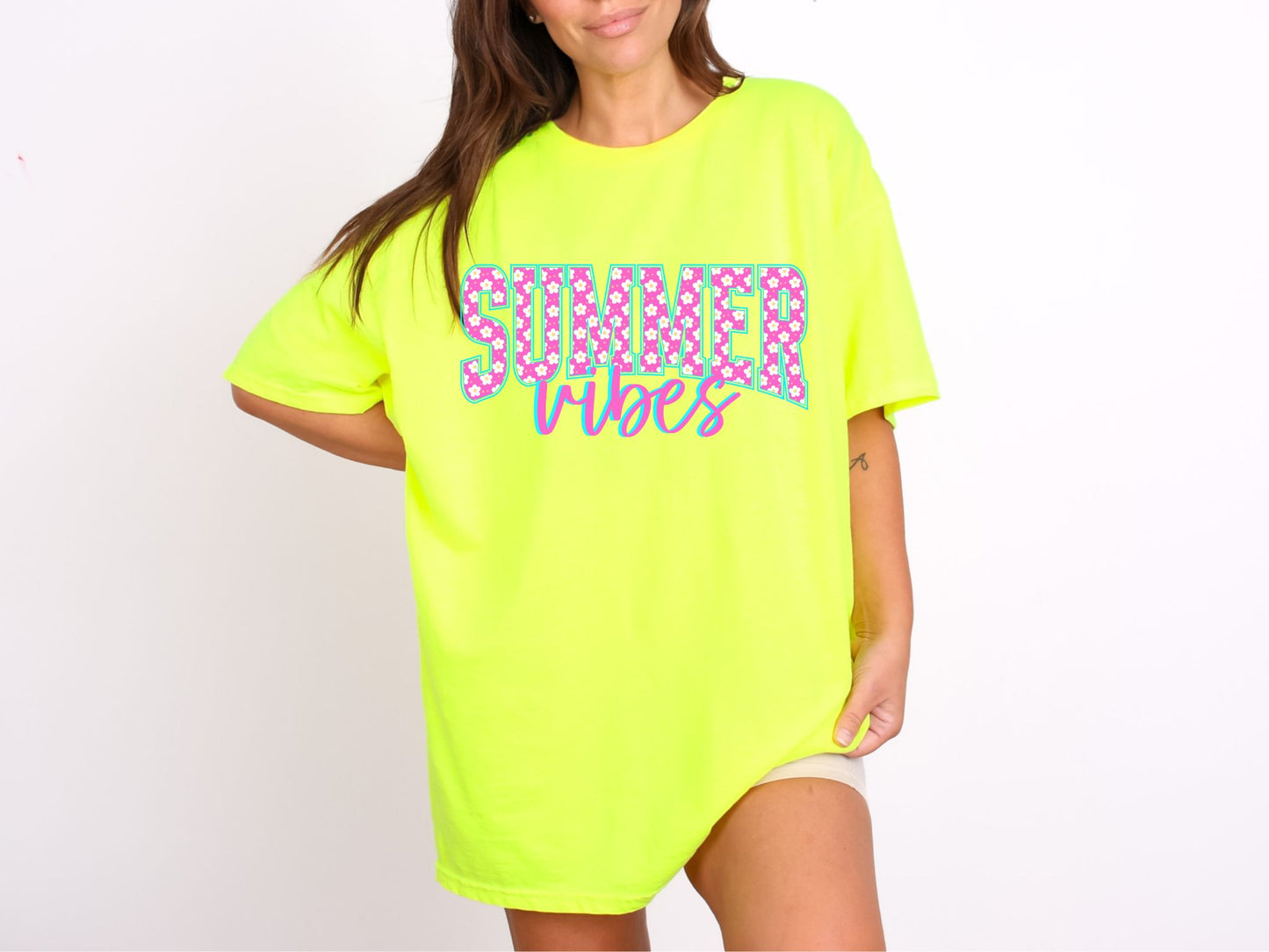 *RTS *PURPLE SUMMER VIBES * GLITTER CLEAR FILM SCREEN PRINT TRANSFER*