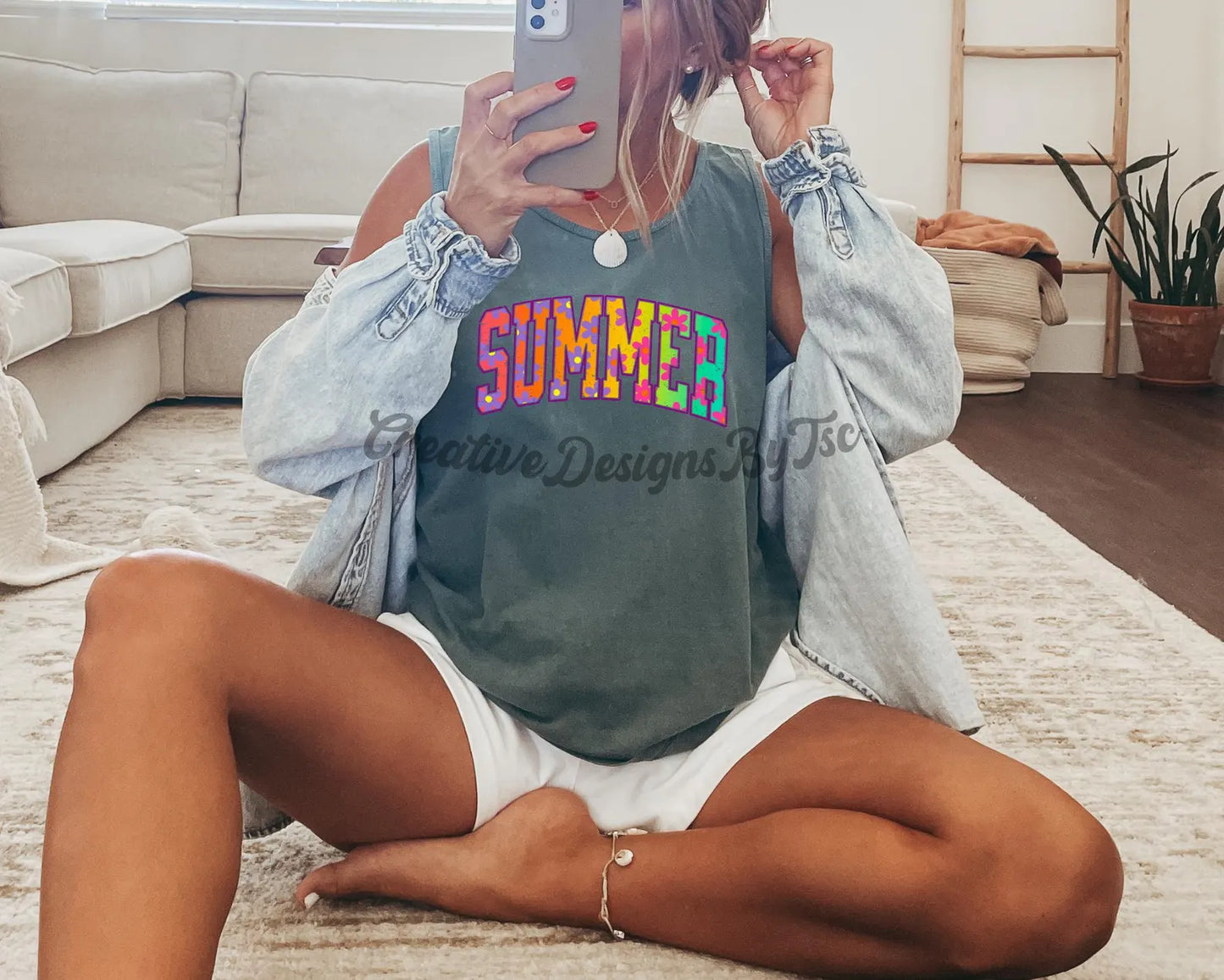 RTS* SUMMER SPLATTER WITH FLOWERS* GLITTER CLEAR FILM SCREEN PRINT TRANSFER