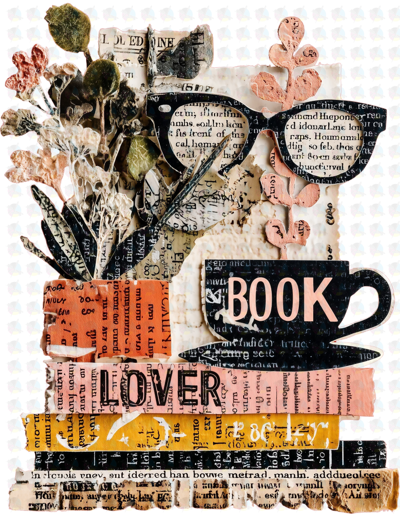 PRE- ORDER**BOOK LOVER ** GLITTER CLEAR FILM SCREEN PRINT TRANSFER **