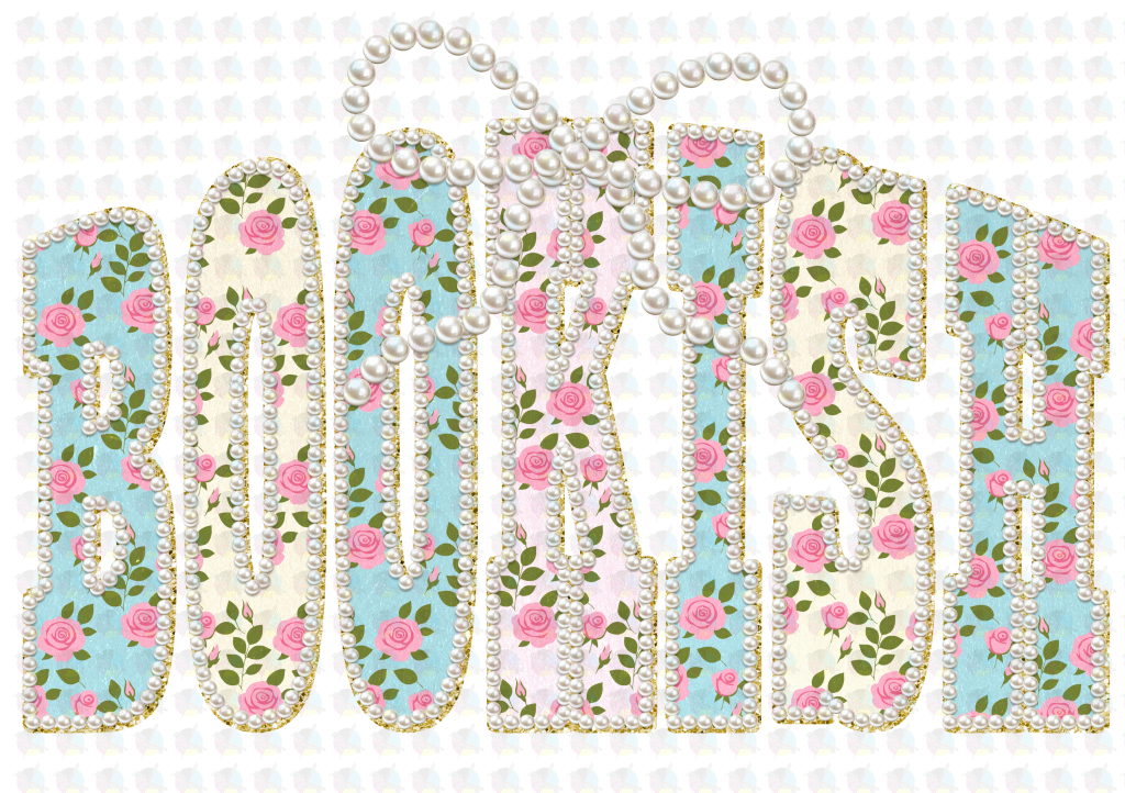 PRE- ORDER** BOOKISH ** GLITTER CLEAR FILM SCREEN PRINT TRANSFER **