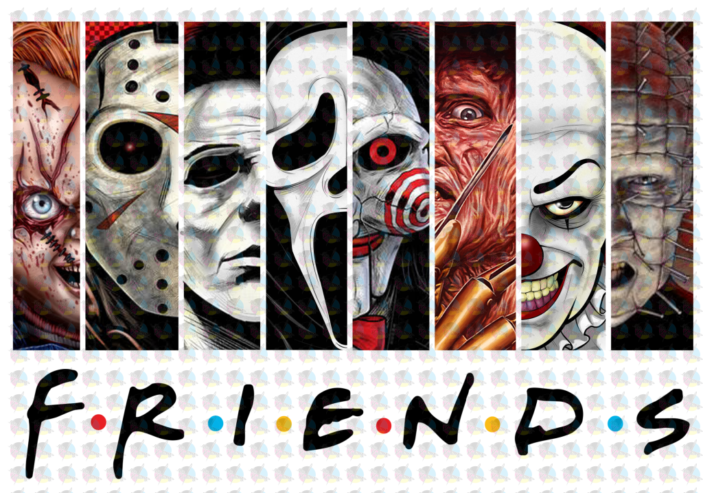 Pre-Order Horror Friends Glitter Dream Transfer Screen Print