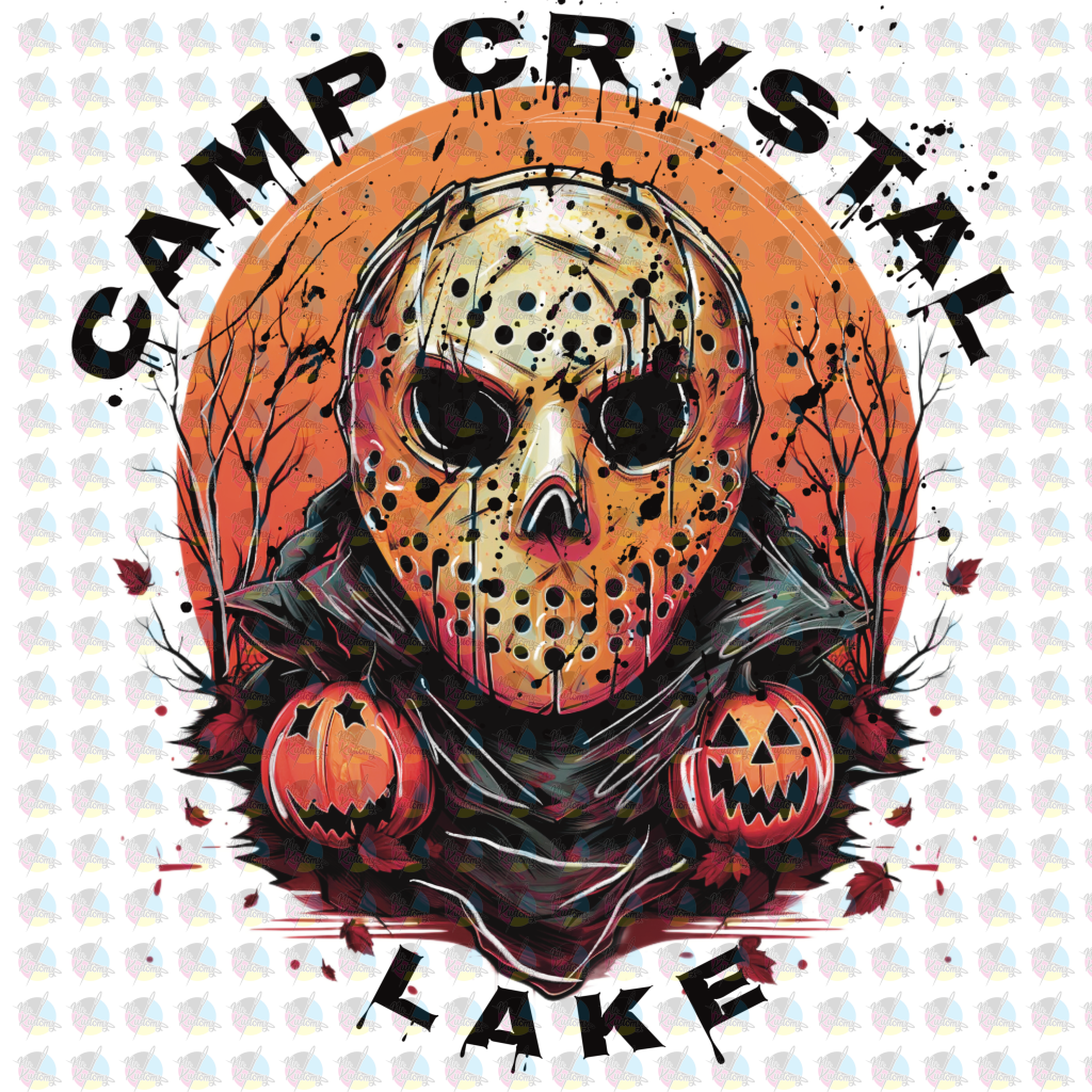 Pre-Order ** New Crystal Lake** Matte Glitter Clear Film Transfer