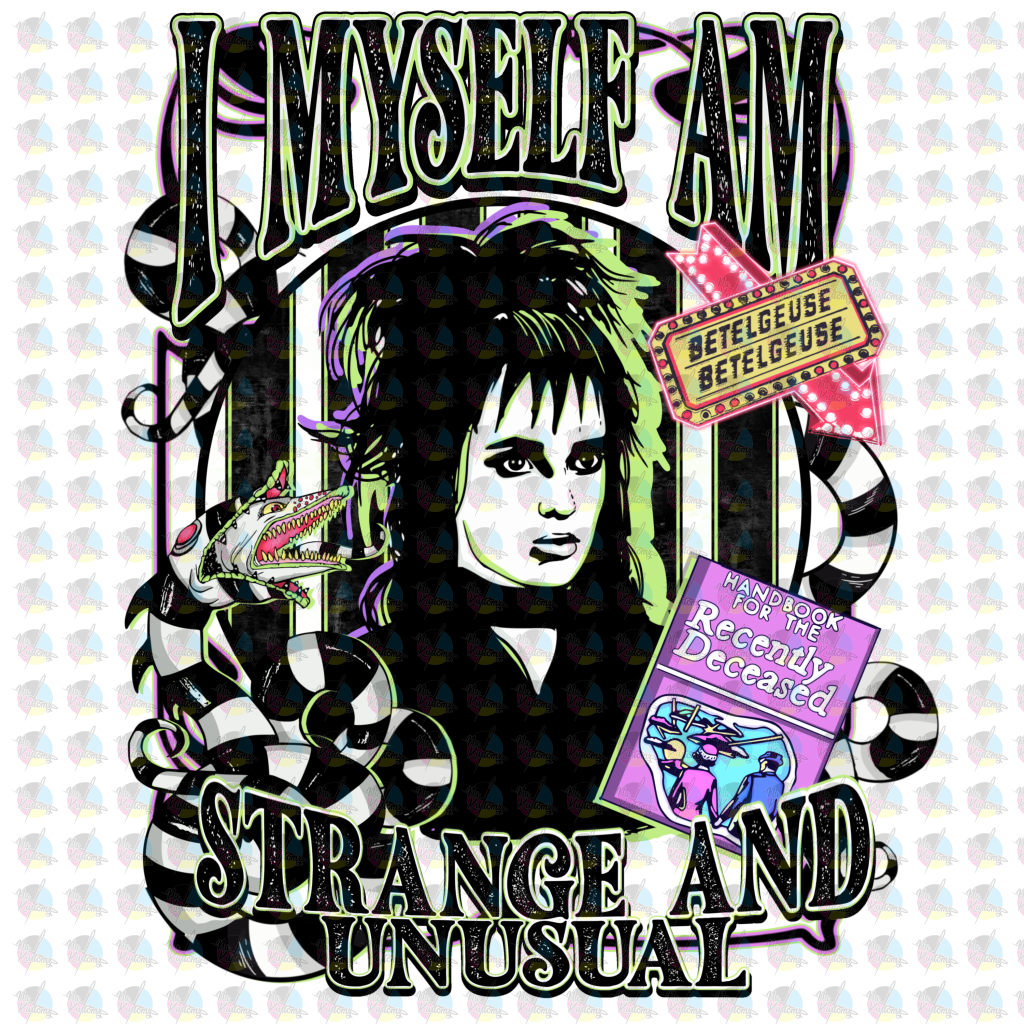 Pre-Order ** New Strange & Unusual W/Pocket * Matte Clear Film Transfer