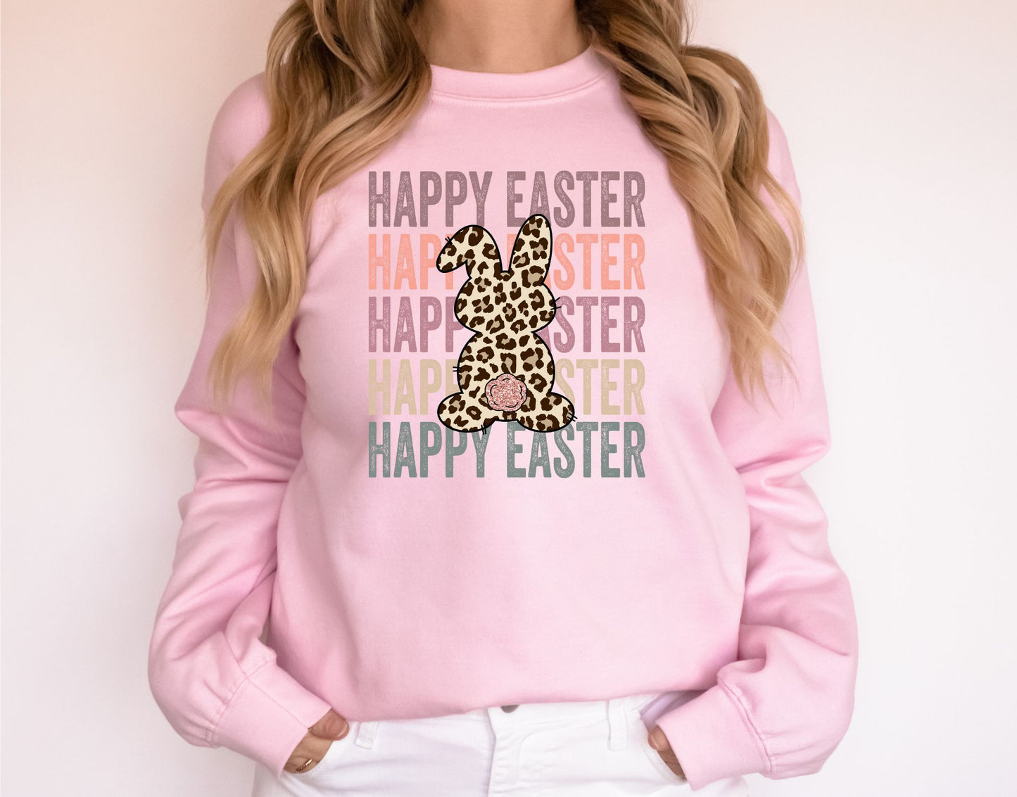 RTS Happy Easter Bunny Glitter Dream Transfer - Nu Kustomz llc