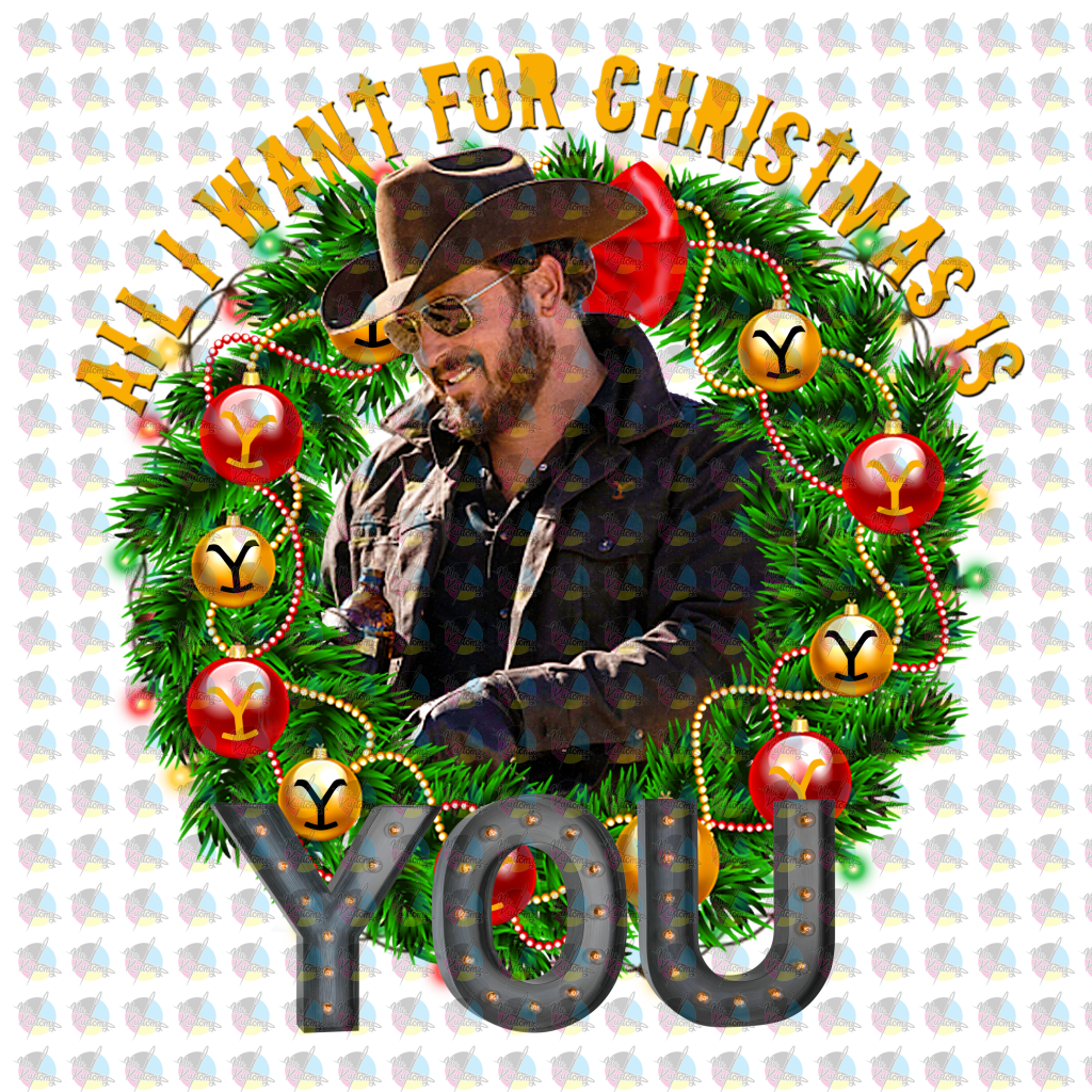 All I Want For Christmas Is You. Ys Rip Digital Download Png