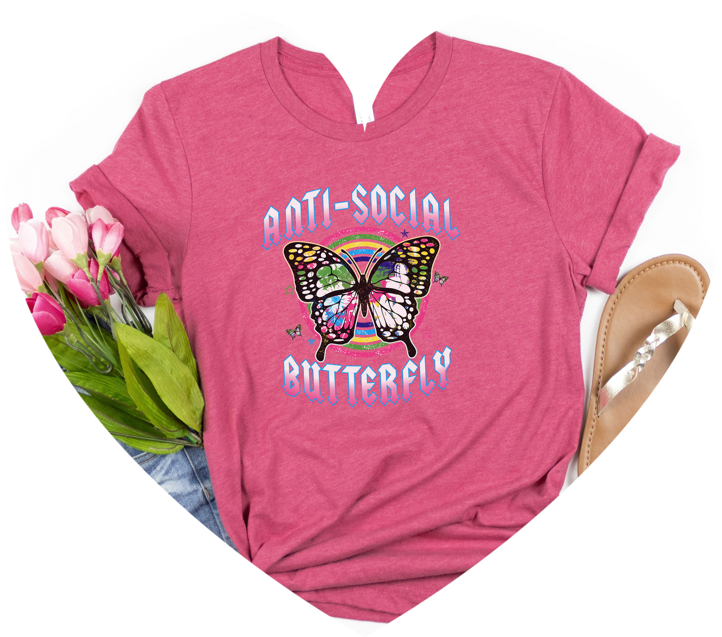 RTS Anti-Social Butterfly Glitter Dream Transfer - Nu Kustomz llc