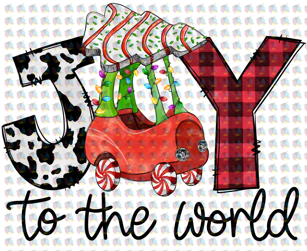 Kids Rts Joy Christmas Cozy Coupe Glitter Dream Transfer Screen Print