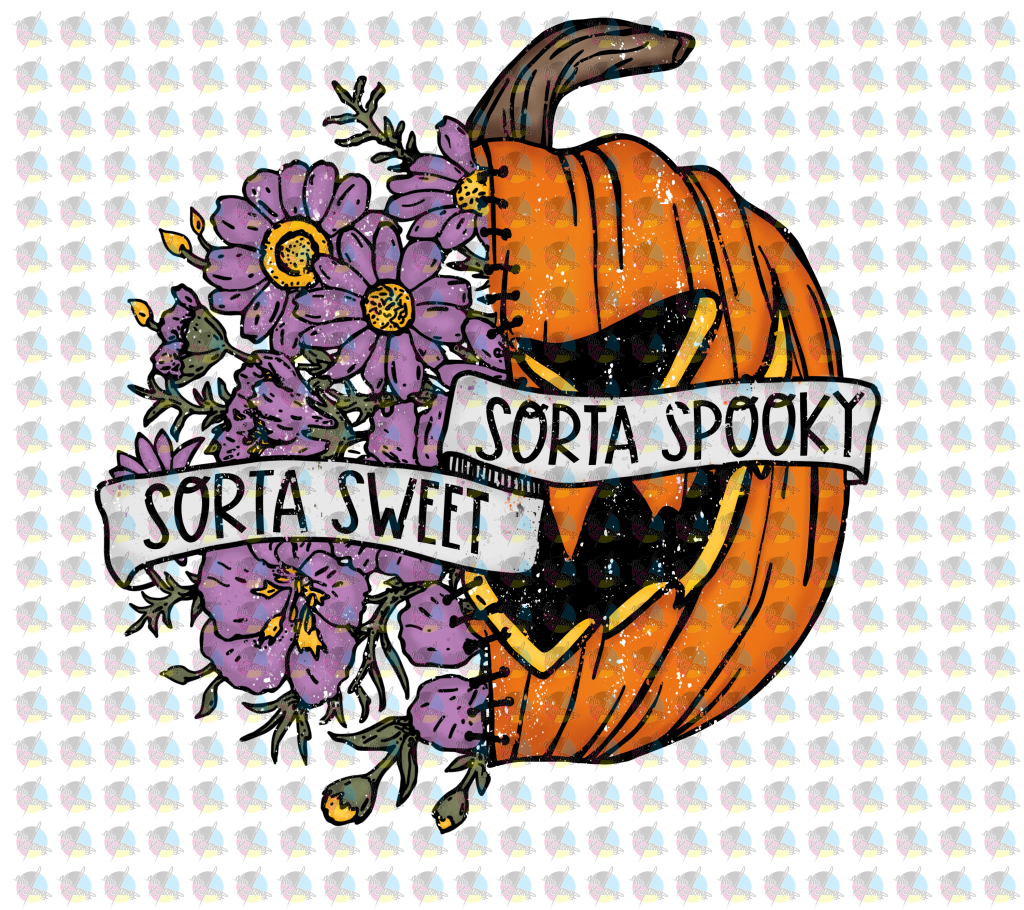 Kinda Sweet Spooky With Pocket Glitter Dream Transfer