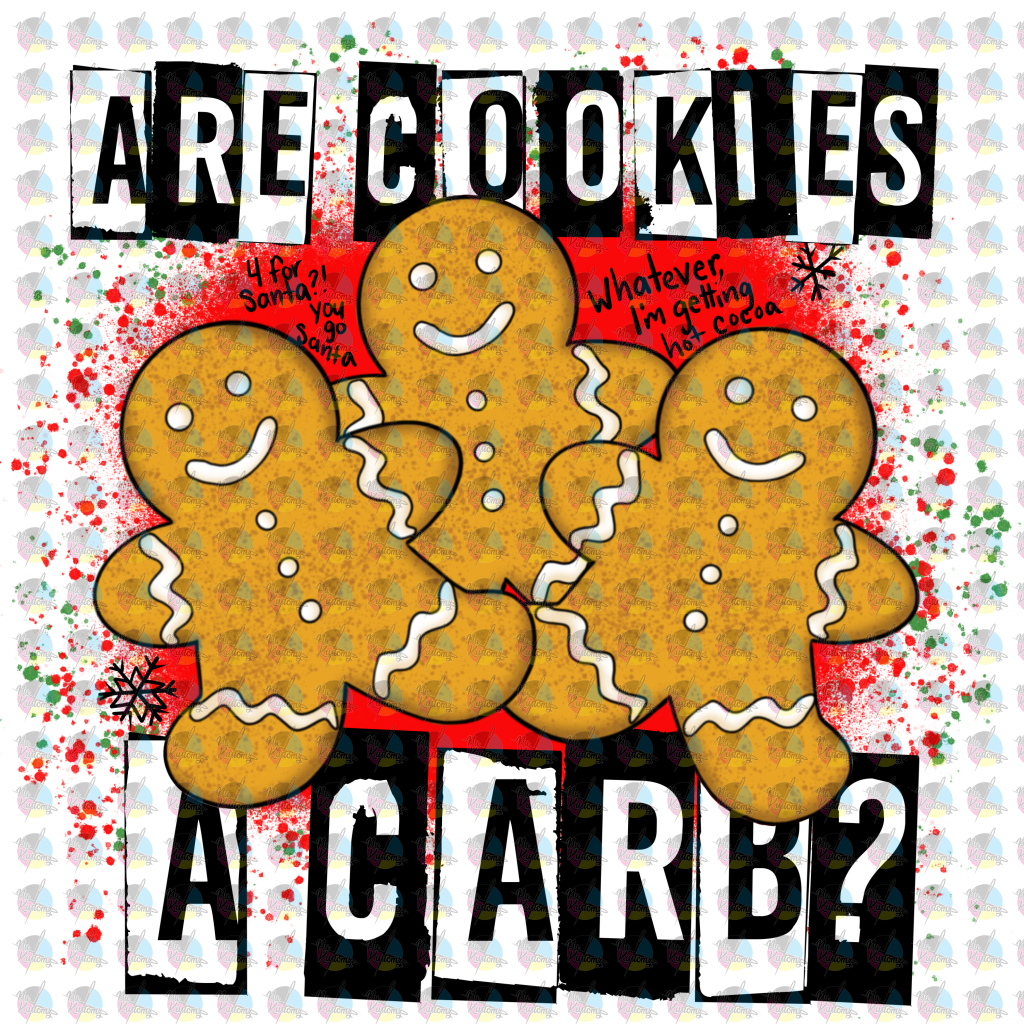 Pre-Order Are Cookies A Carb Glitter Dream Transfer