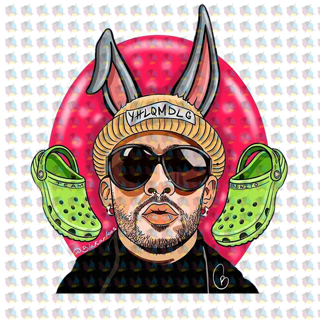 Pre-Order Bad Bunnie Yhlqmdlg Glitter Dream Transfer Screen Print