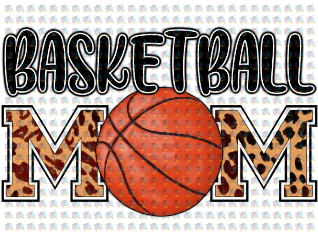 Pre-Order Basketball Mom 1 Glitter Dream Transfer Screen Print