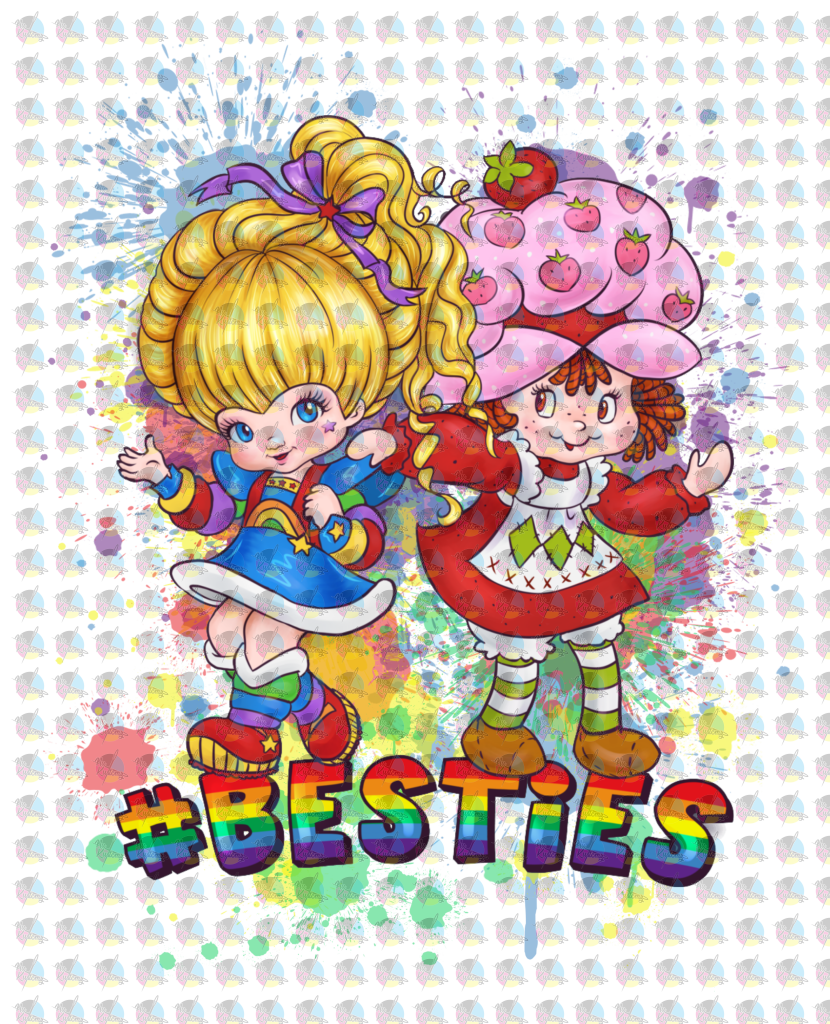 Pre-Order Besties Glitter Dream Transfer Screen Print