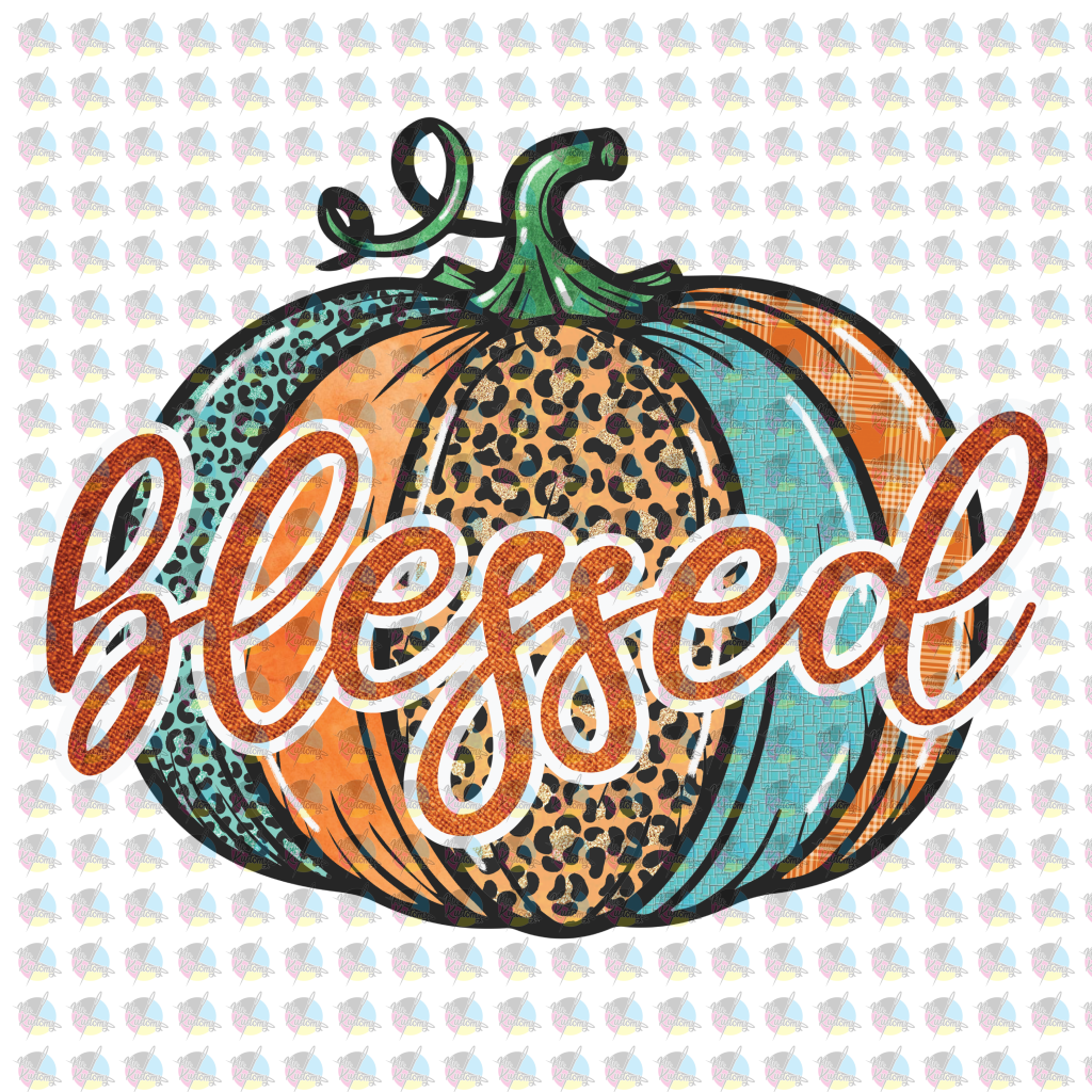 Pre-Order Blessed Pumpkin Glitter Dream Transfer