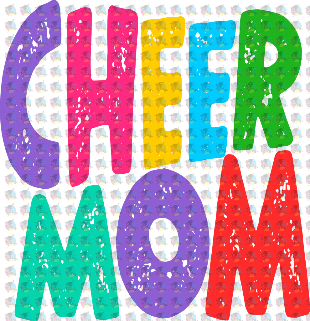 Pre-Order Cheer Mom Bolt Glitter Dream Transfer Screen Print