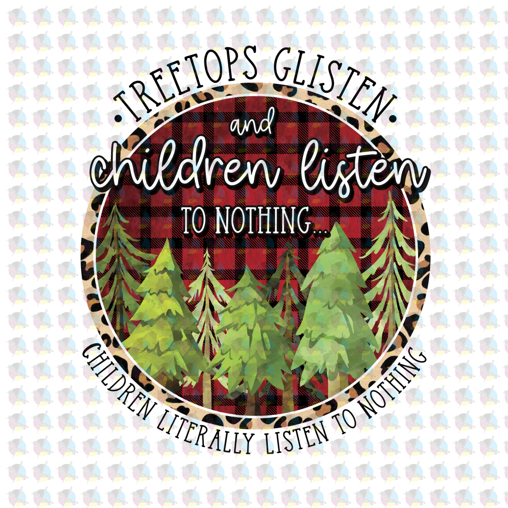 Pre-Order Children Listen To Nothing Non-Glitter Dream Transfers