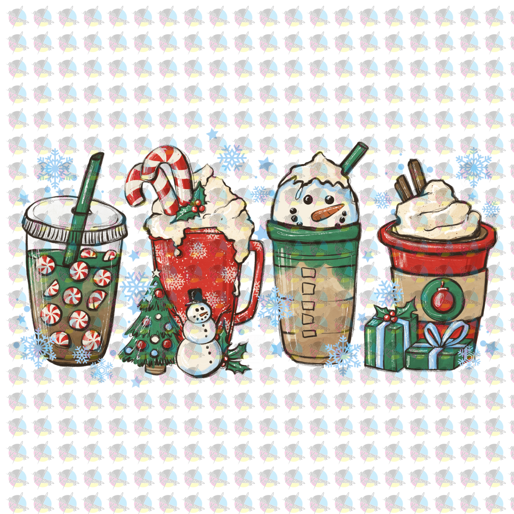 Pre-Order Christmas Latee Glitter Dream Transfer