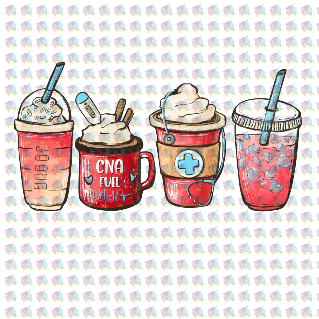 Pre-Order Cna Fuel Coffee Glitter Dream Transfer Screen Print