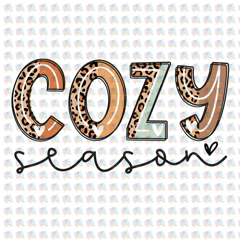 Pre-Order Cozy Season Non-Glitter Dream Transfers