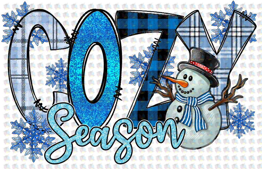 Pre-Order Cozy Season Snowman Non-Glitter Dream Transfers