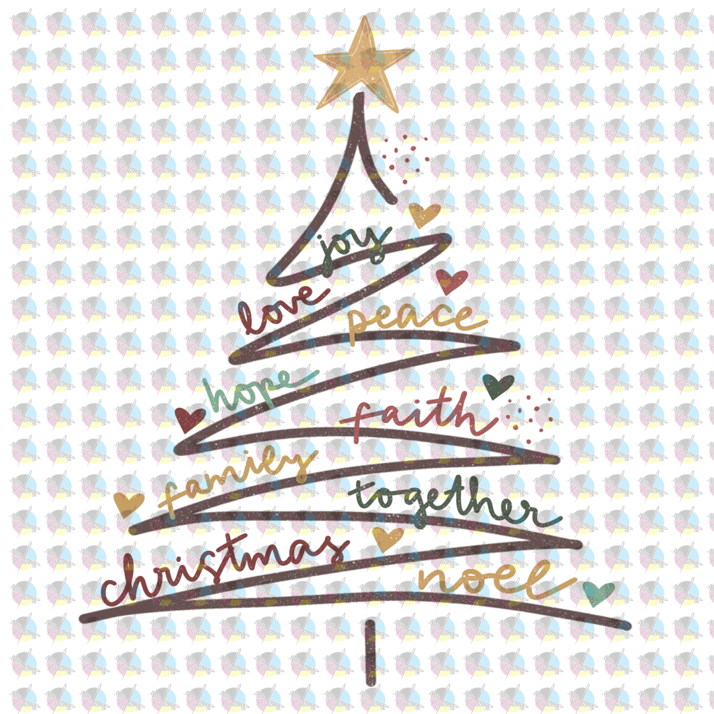 Pre-Order Doodle Tree Glitter Dream Transfer