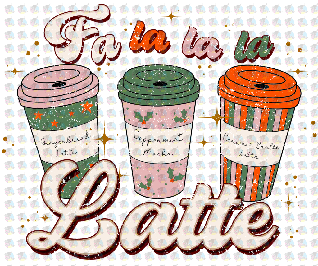 Pre-Order Fa La Latte Non-Glitter Dream Transfers