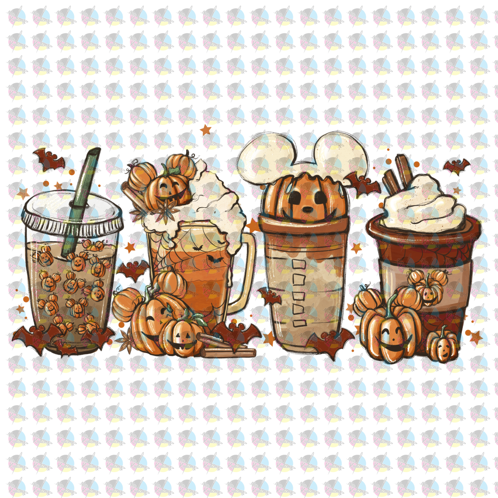 Pre-Order Fall Mouse Latee Non-Glitter Dream Transfer