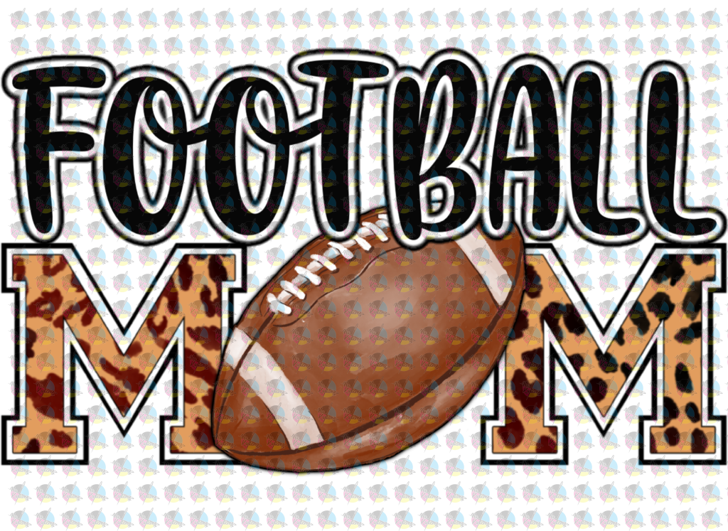 Pre-Order Football Mom 1 Glitter Dream Transfer Screen Print