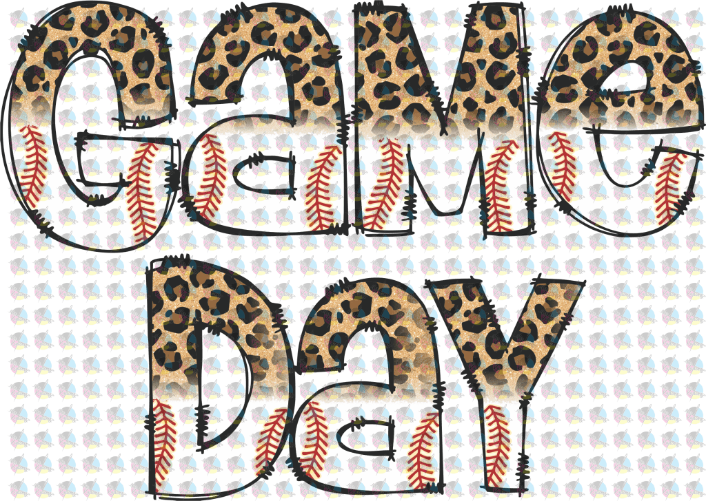 Pre-Order Game Day Baseball Glitter Dream Transfer Screen Print