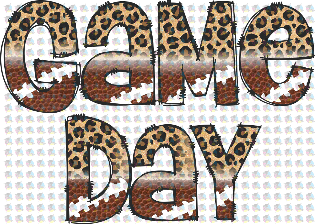Pre-Order Game Day Football Glitter Dream Transfer Screen Print