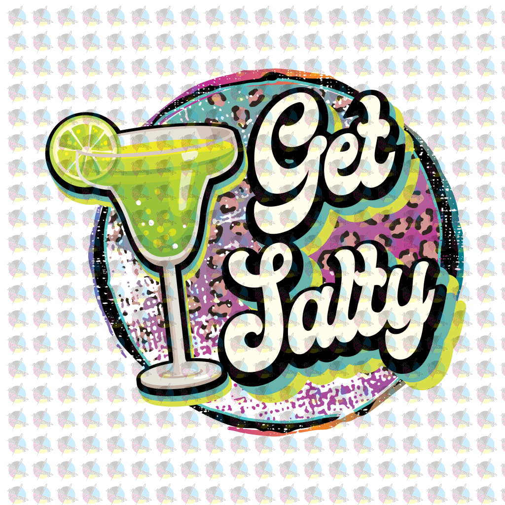 Pre-Order Get Salty Glitter Dream Transfer Screen Print