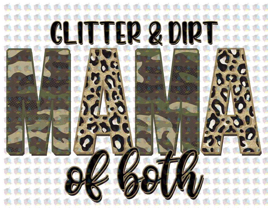 Pre-Order Glitter And Dirt Mama Of Both Dream Transfer Screen Print