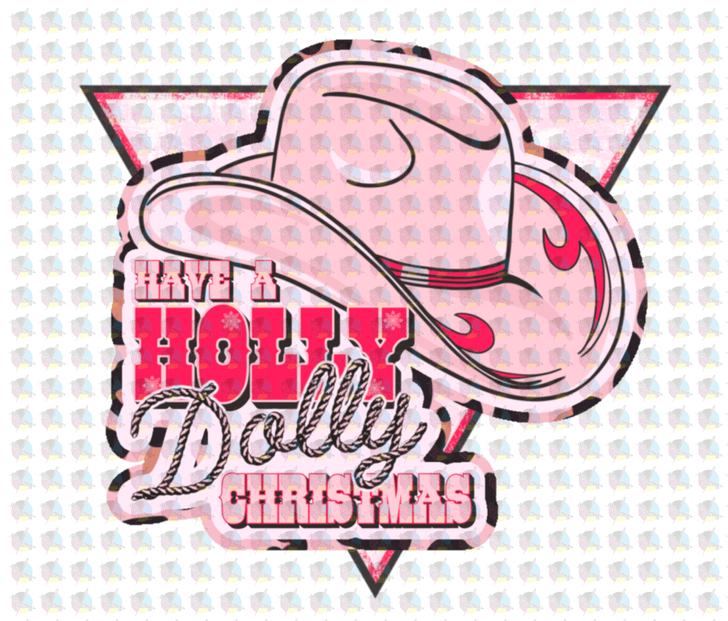 Pre-Order Have A Holly Dolly Christmas W/ Pocket Non-Glitter Dream Transfers