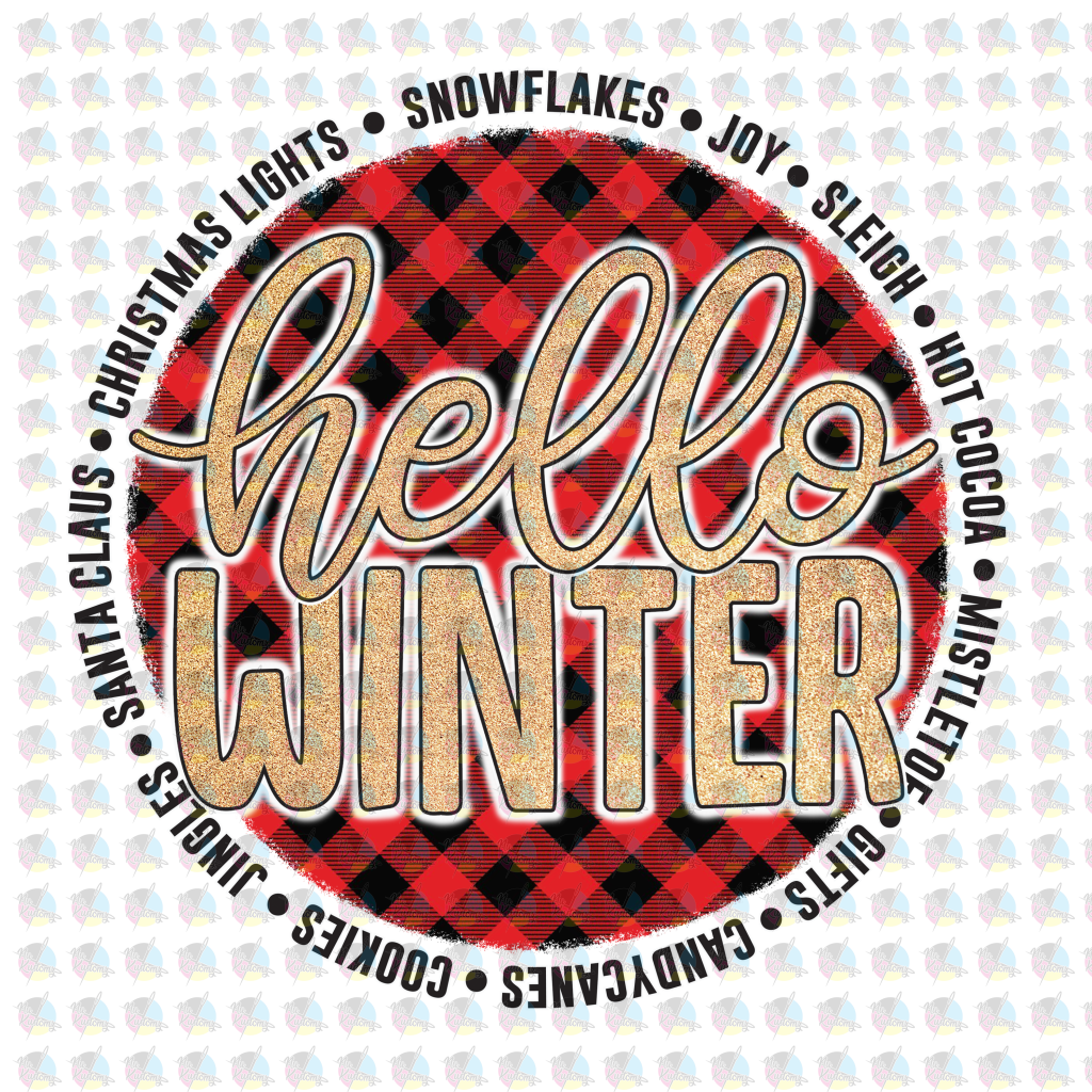 Pre-Order Hello Winter Non-Glitter Dream Transfers