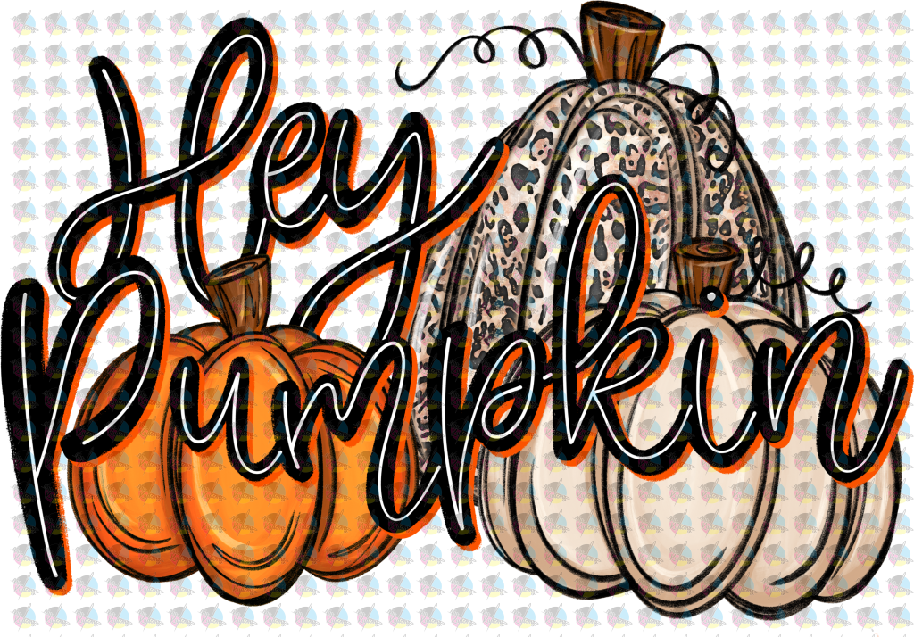 Pre-Order Hey Pumpkin Glitter Dream Transfer