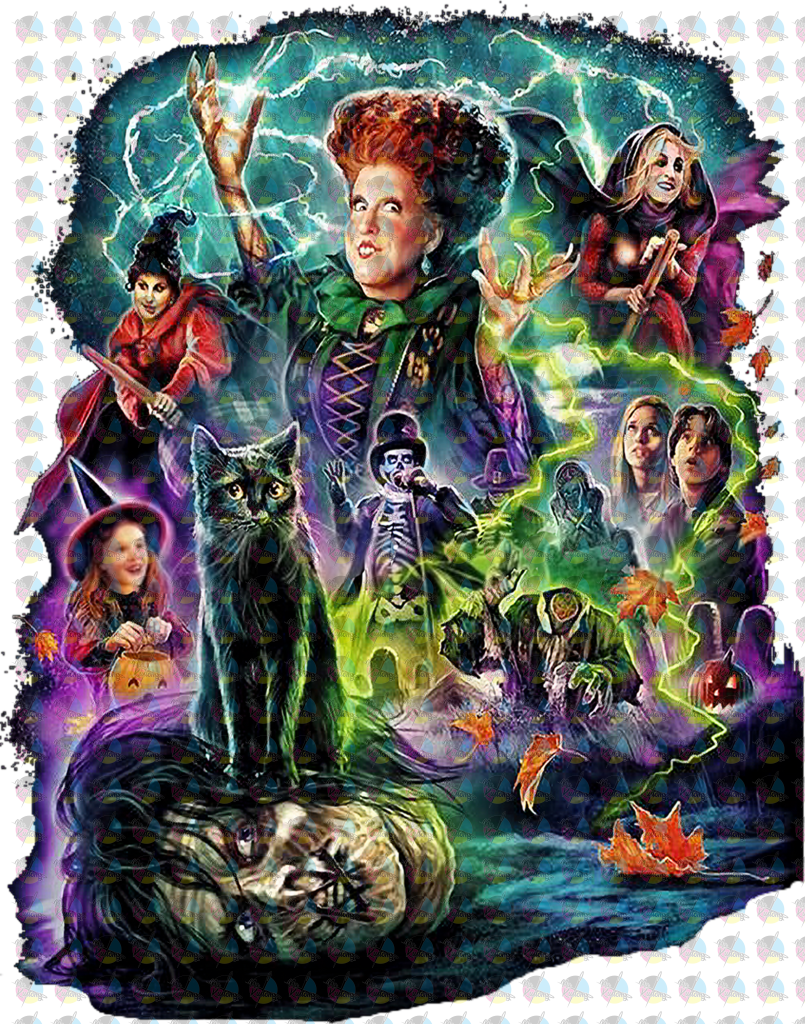 Pre-Order Hocus Collage Glitter Dream Transfer Screen Print