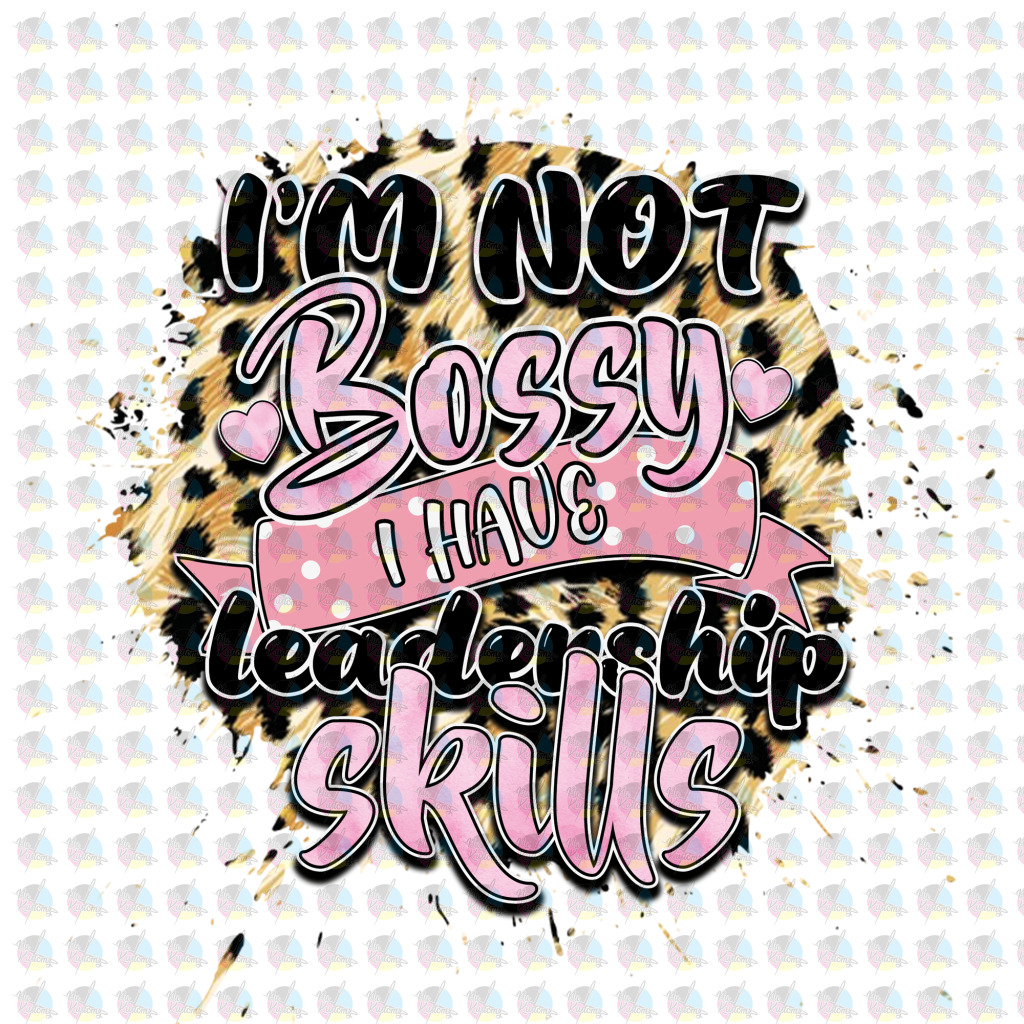 Pre-Order Im Not Bossy Non-Dream Transfer