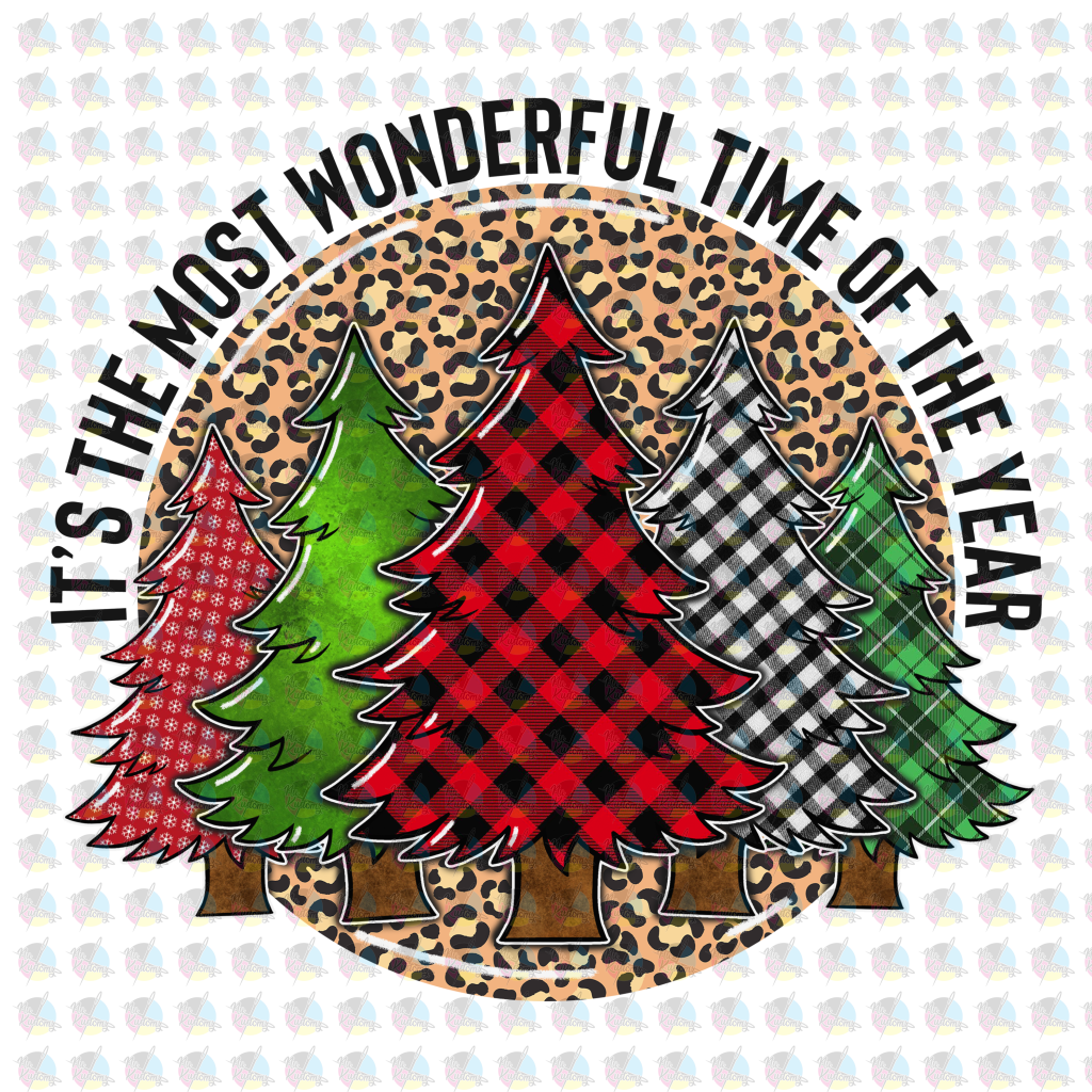 Pre-Order Its The Most Wonderful Time Of Year 2 Non-Glitter Dream Transfers