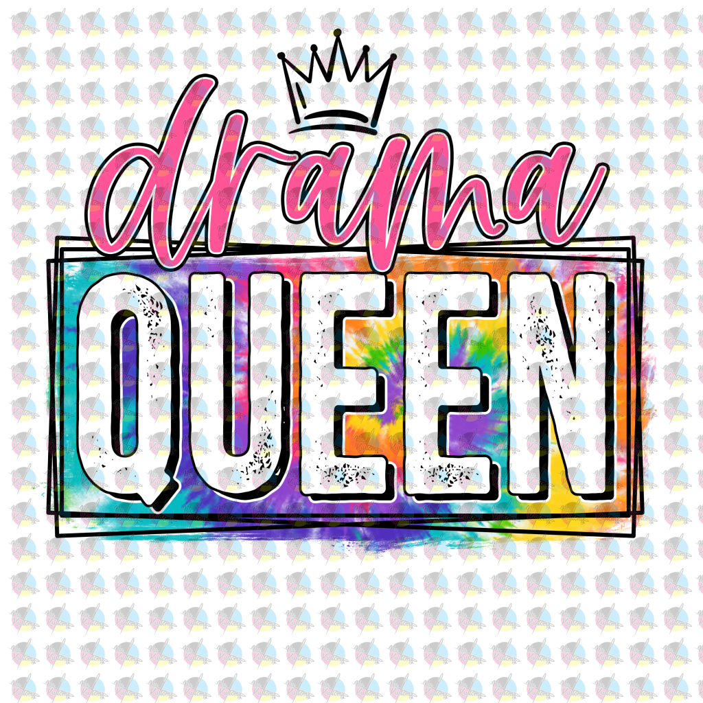 Pre-Order Kids Queen Drama Glitter Dream Transfer Screen Print