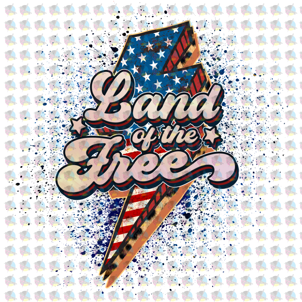 Pre-Order Land Of The Free Glitter Dream Transfer Screen Print