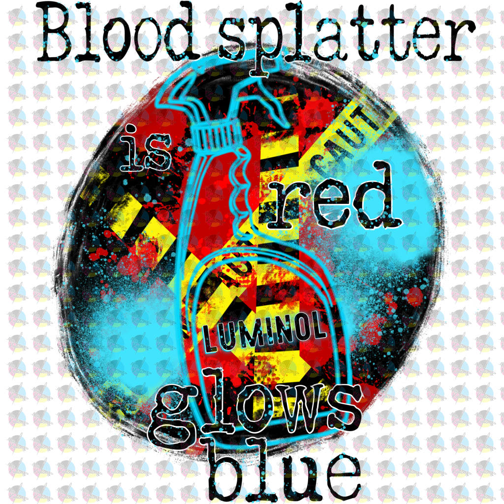 Pre-Order Luminol Glows Blue Glitter Dream Transfer