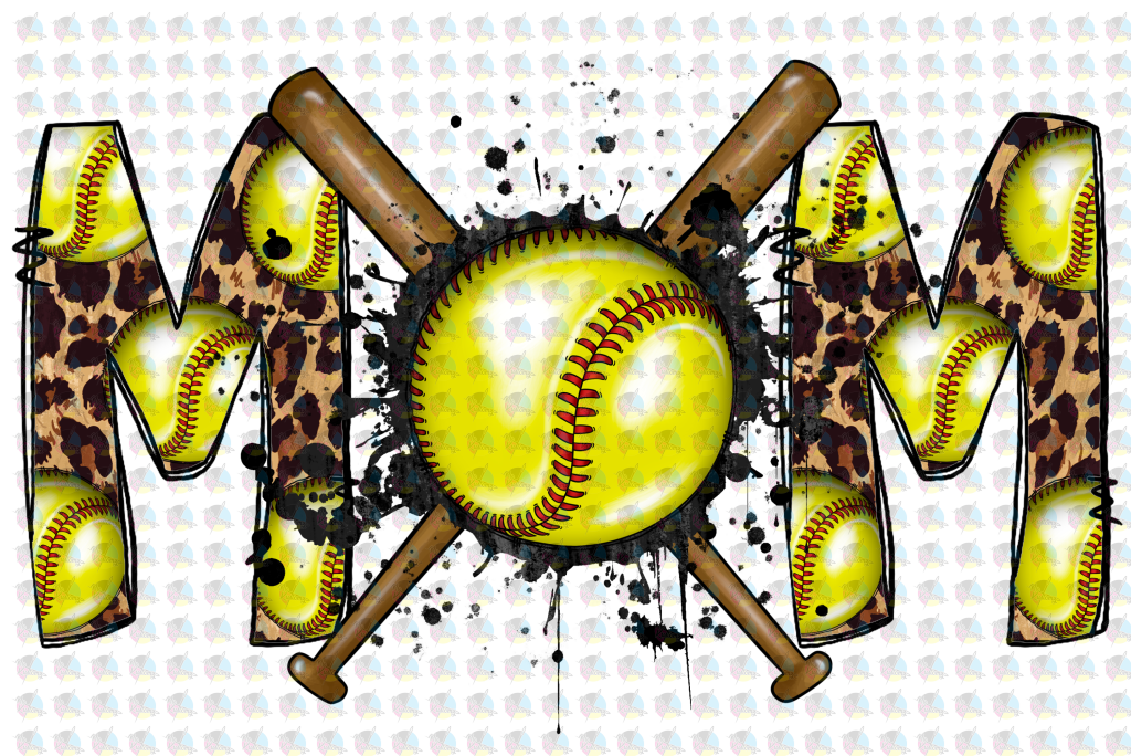 Pre-Order Mom Softball Non-Glitter Dream Transfers Screen Print Transfer